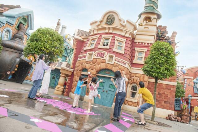 東京ディズニーランド「びしょ濡れトゥーンタウン」