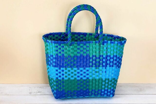 【カルディ メキシコバッグ】持ち手の長さは24cmです