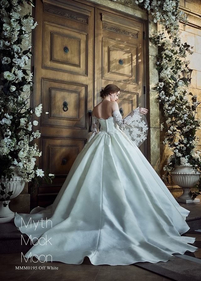 「Myth Mock Moon（ミスモックムーン）」新作ウェディングドレス MMM0195 offwhite