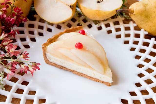 「新潟県しろね産 “ル レクチエ（洋梨）”のタルト」1Piece