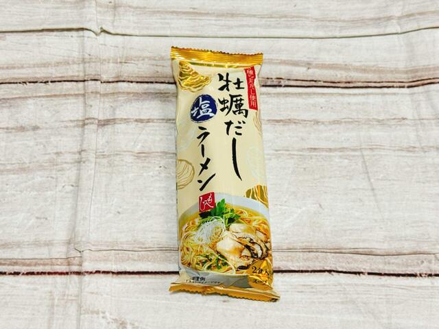 【カルディ 食品福袋/牡蠣だし塩ラーメン】3種類のだしが使用されたラーメン。ランチや夜食に◎