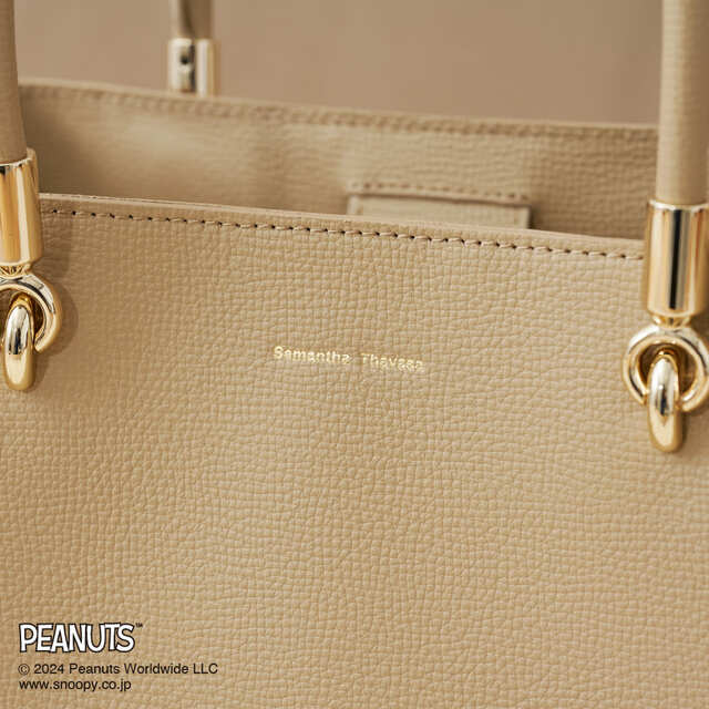 【サマンサタバサ】「ハンドバッグ」ブランドロゴがデザインされたシンプルな面でも使用可能