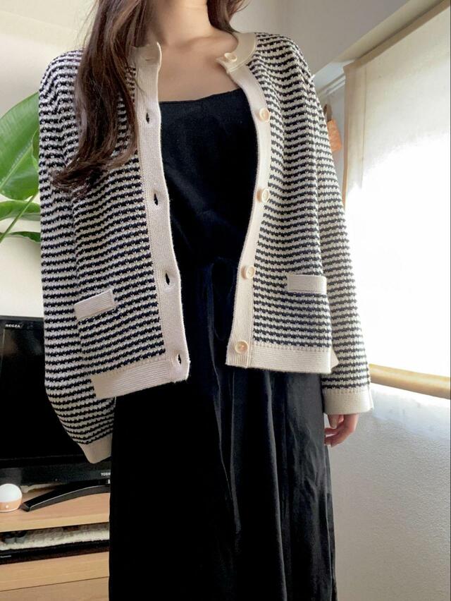 【ニットショートジャケット（長袖）】プライベートでも大活躍