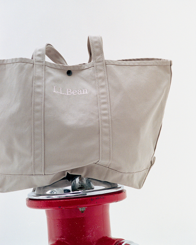 【L.L.Bean for SALON（エル・エル・ビーン）】別注グローサリー・トート / 復刻・WEB限定カラー  ¥6,600(税込)