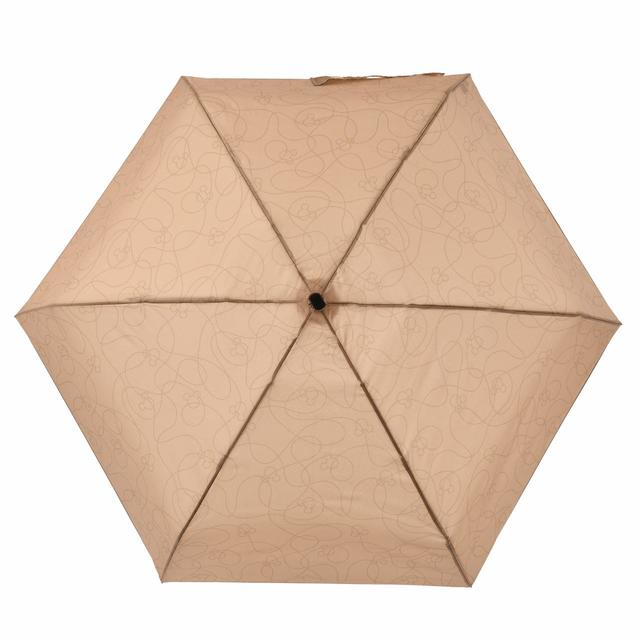 【KiU】ミッキー 傘 折りたたみ式 晴雨兼用 ベージュ RAINY DAY 2022 3,300円