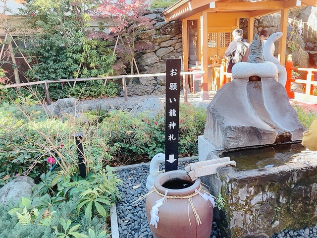 【蛇窪神社（へびくぼじんじゃ）】多くの方が開運を願い、高額紙幣を清めていました