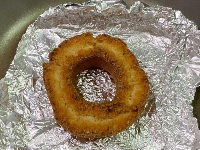 【ミスタードーナツ アレンジレシピ】アルミホイルを敷いて調理します