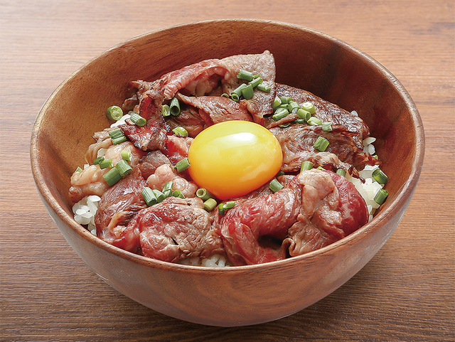 霜降り黒毛和牛焼きしゃぶ丼 40g 590円(税別)～