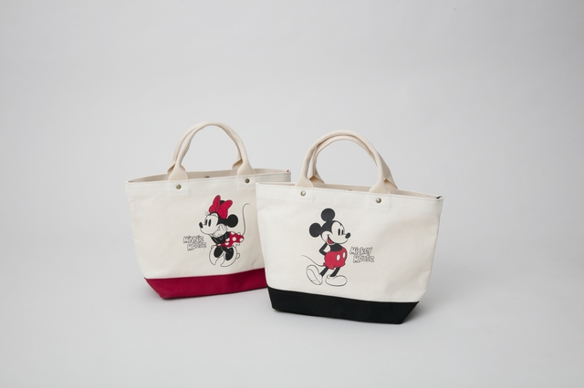 サブトートバッグ 各4,212円(税込)｜Lycka／5F「Disney MICKEY MOUSE 90th ANNIVERSARY COLLECTION | Laforet HARAJUKU」