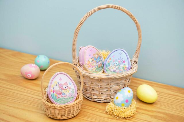 ポーチセット 3,400円｜東京ディズニーシー「ダッフィー＆フレンズのカム・ファインド・スプリング！」スペシャルグッズ｜発売日：2024年4月1日（月）