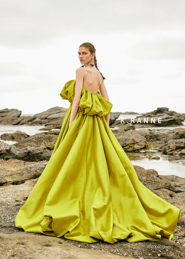 クラウディア|「K.RANNE-クランネ-」新作ウェディングドレス|KNE0046_Green