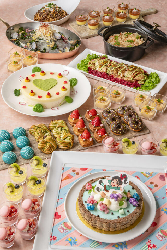 シャーウッドガーデン・レストラン　ディズニー・パルパルーザ“ヴァネロペのスウィーツ・ポップ・ワールド” ブッフェ