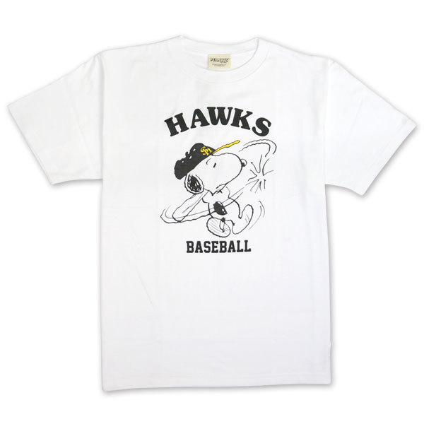 スヌーピー×ホークスコラボ Ｔシャツ（白）