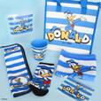 爽やかなボーダー柄がベースのデザイン【キャンドゥ「ドナルドダック」オリジナルデザイン商品】