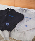 【SENSE OF PLACE × パペットスンスン】別注 SUNSUNハーフジップスウェット（L.GRAY / NAVY・M / L）¥6,600 (税込)