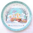 「ダッフィー＆フレンズのホワイト・ウィンタータイム・ワンダーズ」プレート
