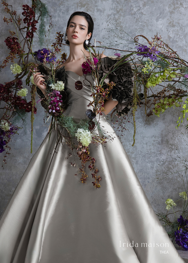 クラウディア|「Irida maison(イリーダメゾン)」新作ウェディングドレス|IM-0046_Gray