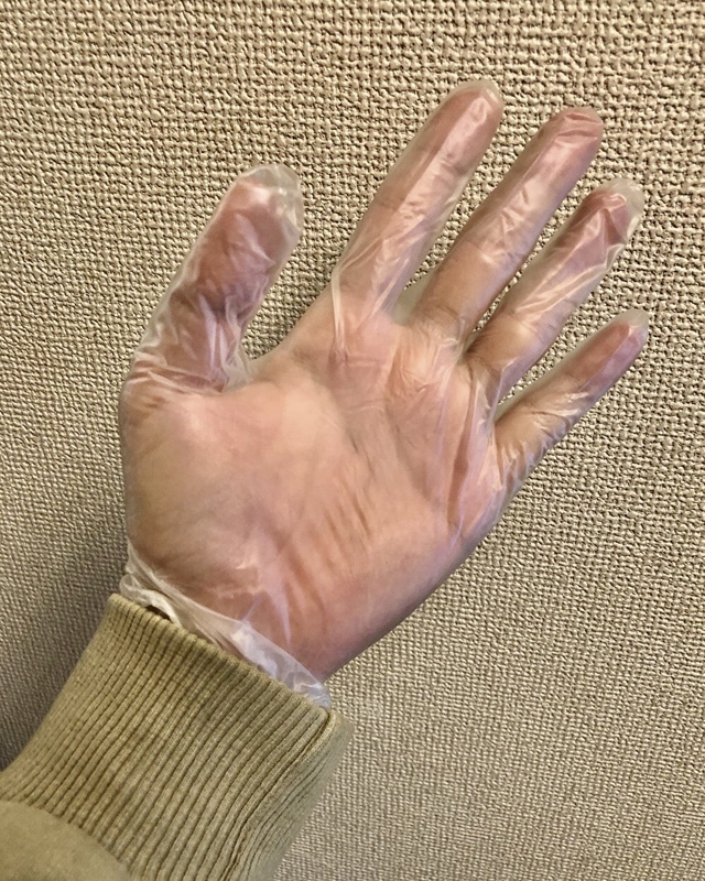 ビニール使い切り手袋 100枚入り