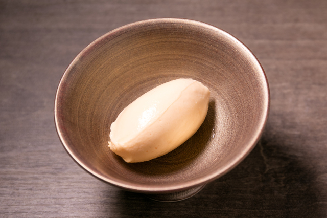 自家製ラム酒のアイスクリーム