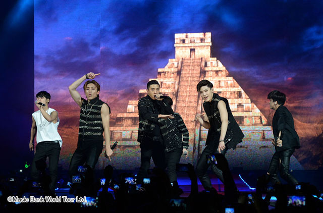 B.A.P＠『K-POP FESTIVAL MUSIC BANK in メキシコ』　©Music Bank World Tour Ltd
