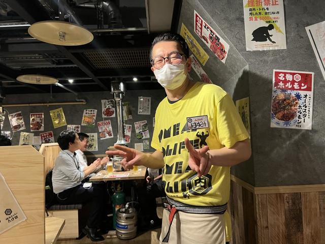 明るくウェルカムモード全開の店員さん（笑）