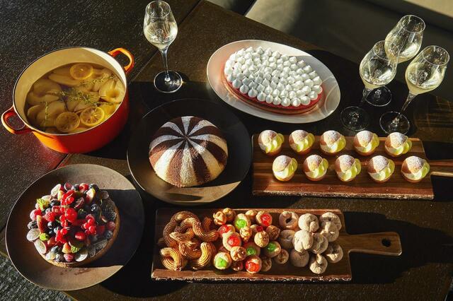 食べ放題で楽しめるメニューのイメージ【アマン東京『ドルチェ in アルヴァ』】