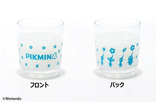 【ピクミン公式ブランドブック第2弾】ロゴとイラストが描かれたコップ