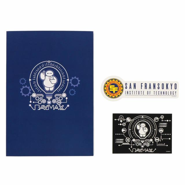 ノートパッド&ステッカー 600円|(ノートパッド)縦約21.5×横約15cm、(ステッカーロゴ)縦約4.5×横約14cm、(ステッカーイラスト)縦約7×横約10.5cm|東京ディズニーリゾート・アプリ、プラネットM