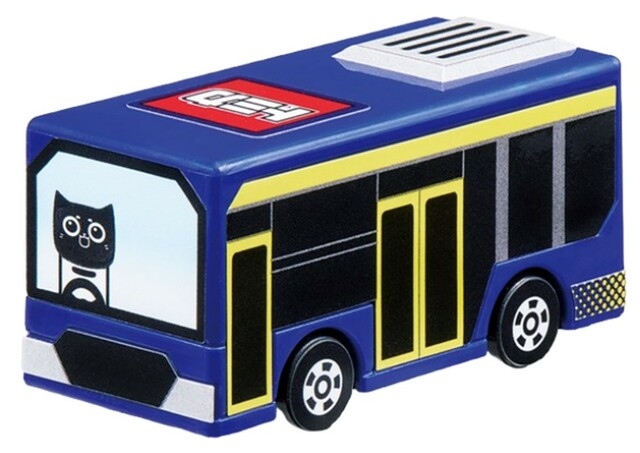 【すかいらーく6ブランド「ラッキーセット」新カプセルトイ】トミカ「はたらくくるま」コレクション／バス