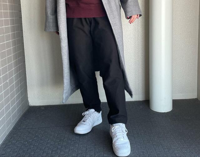【UNIQLO デニムジャージーパンツ】今回はLサイズの「09 BLACK」を選びました