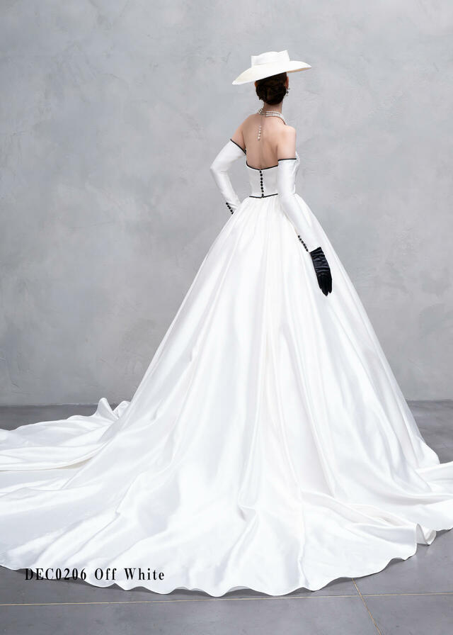 クラウディア｜「Clef a decor-クレアデコール」新作ウェディングドレス｜DEC0206_Offwhite