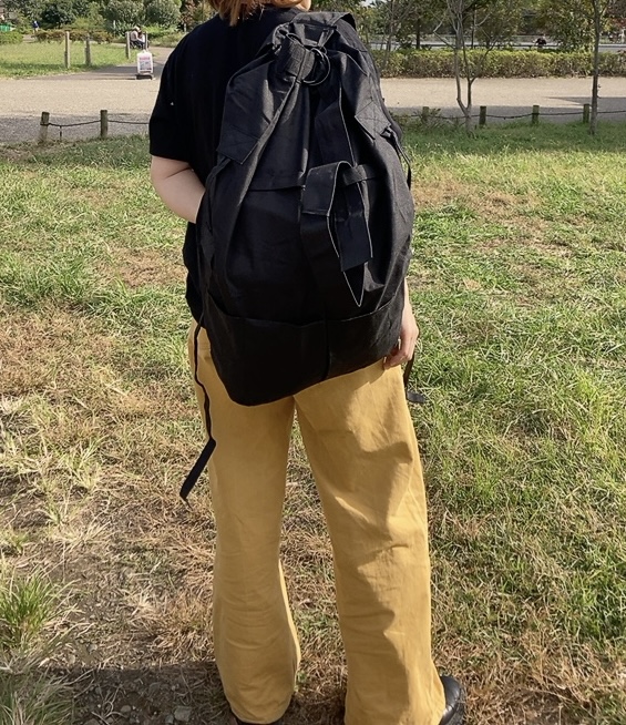 【ワークマン スパイラルダッフルバッグ】水兵が使っていたバッグが元になっています