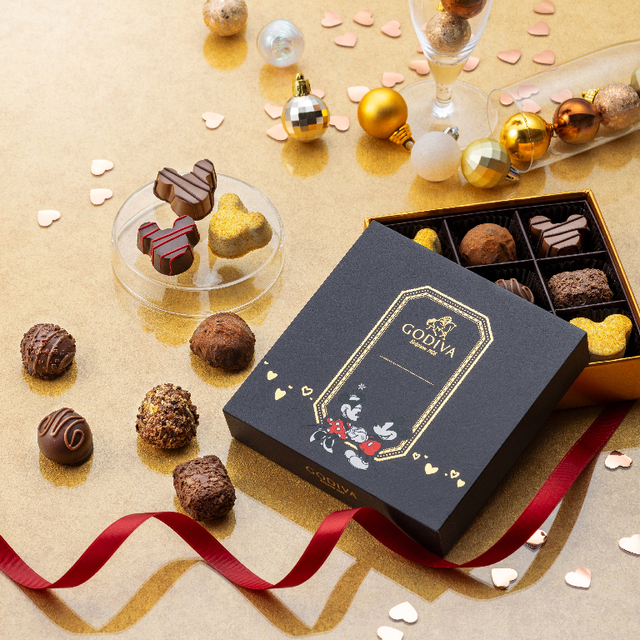 「ミッキー＆ミニー / トリュフチョコレート コレクション」のパッケージ