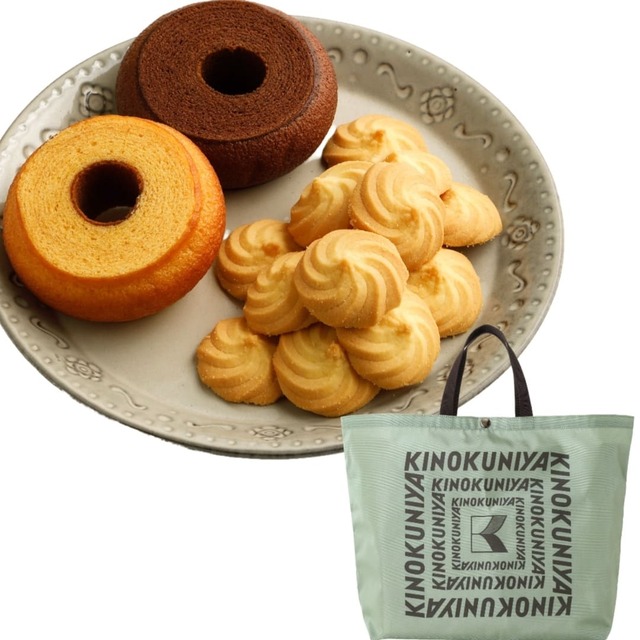 「焼き菓子スイーツセット」グリーン×ブラウン　￥4,500円（税込）