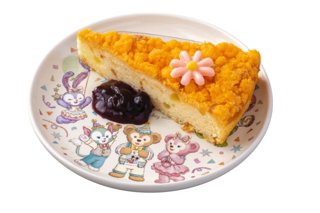 オレンジチーズケーキ、スーベニアプレート付き