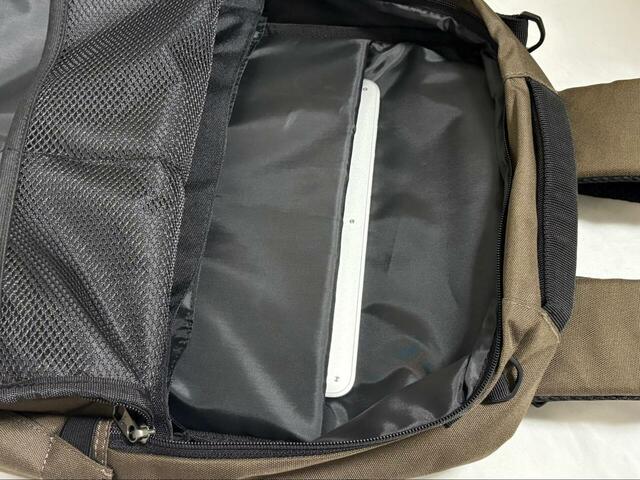 【ワークマン/コーデュラ(R)ネストリュック】14インチのノートPCも余裕で収納できました◎