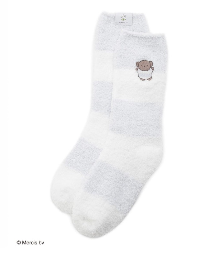 【gelato pique×ミッフィー】「【Dick Bruna】ベビモコボーダーソックス」￥3,630