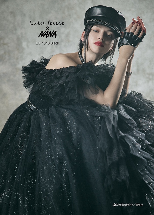 「Lulu felice×NANA」新作ウェディングドレス　LU-1013_Black