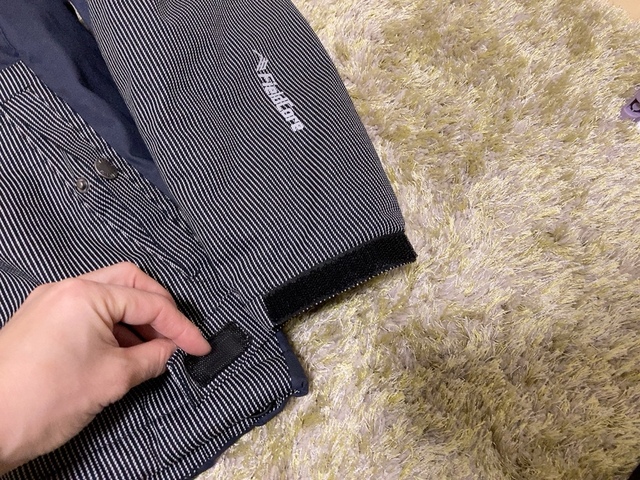 【ワークマン DIAMAGIC DIRECT(R)GRAMITECH(ディアマジック ダイレクトグラミテック)綿防風防寒2WAYジャケット】袖の面ファスナーで袖口をキュッと絞れます