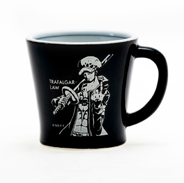ワンピース 有田焼 木版画調で描かれた ロー デザインのマグカップ発売 Medery Character S