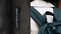 【DEAN ＆ DELUCA バックパック ブラック】DEAN ＆ DELUCAらしいシンプルで洗練されたデザイン！