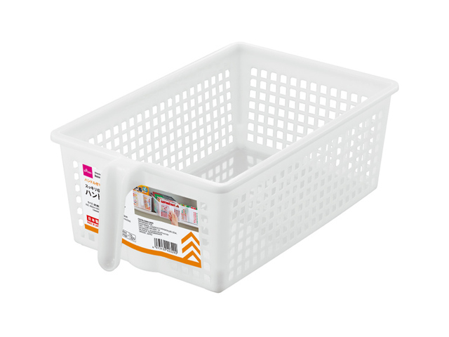 【DAISO収納グッズランキング 第4位】「スッキリ収納　ハンドル　ワイドW」110円（税込）