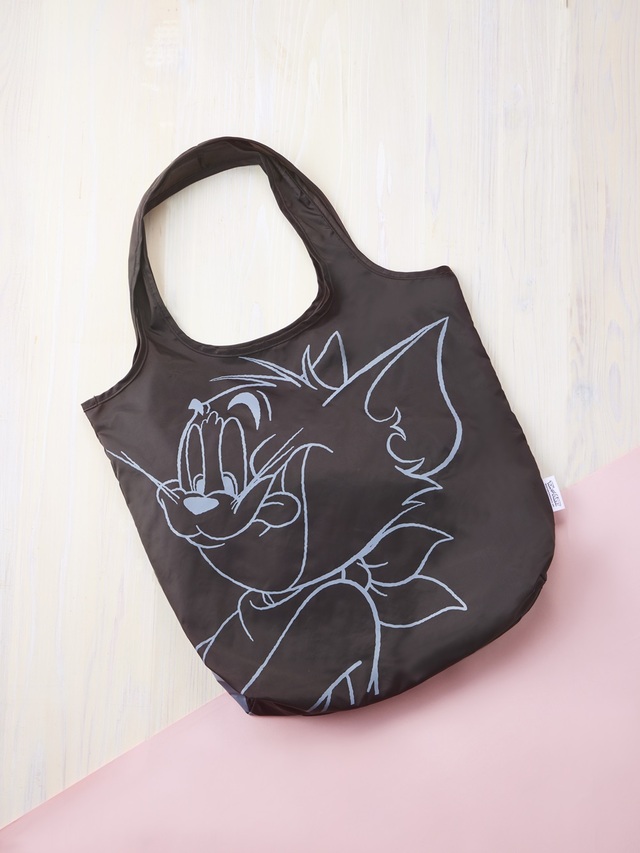 「トムとジェリー コーヒービーンズポーチ付き エコバッグ」＜価格：2,180円（税込）＞【タリーズコーヒーと「トムとジェリー」の2025年コラボ♪「桜舞う ハニークリームラテ」や限定フード＆グッズ販売！】