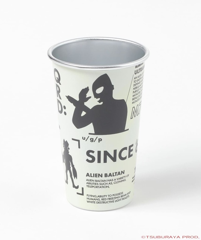 【niko and ...×ウルトラマン】「カラーチェンジタンブラー」1,540円／レトロなカラーが浮かび上がるシルエット柄