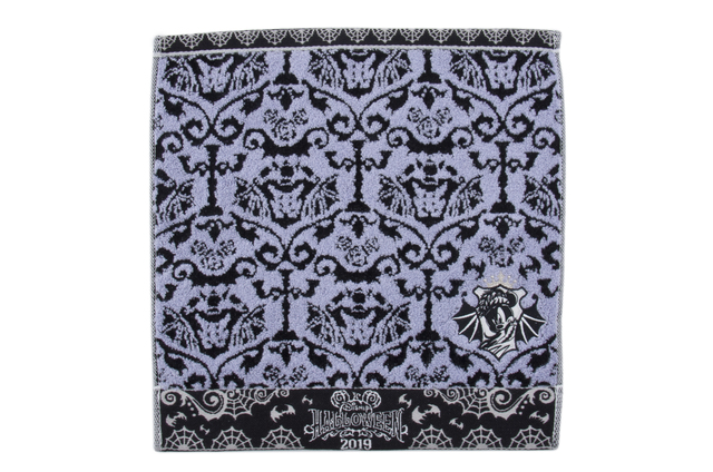 ウォッシュタオル 700円｜縦約約35×横約34cm｜東京ディズニーリゾート「ディズニー・ハロウィーン」2019 スペシャルグッズ｜販売店舗：東京ディズニーシー「エンポーリオ」