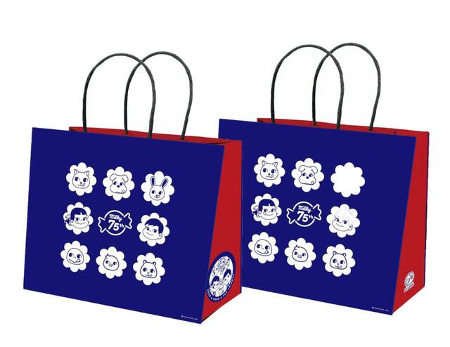 「限定オリジナルショッパー」＜価格：50円（税込）＞【不二家「ミルキー」の限定お土産ショップが「東京おかしランド」に期間限定オープン！老舗和菓子店とのコラボ商品も登場！】