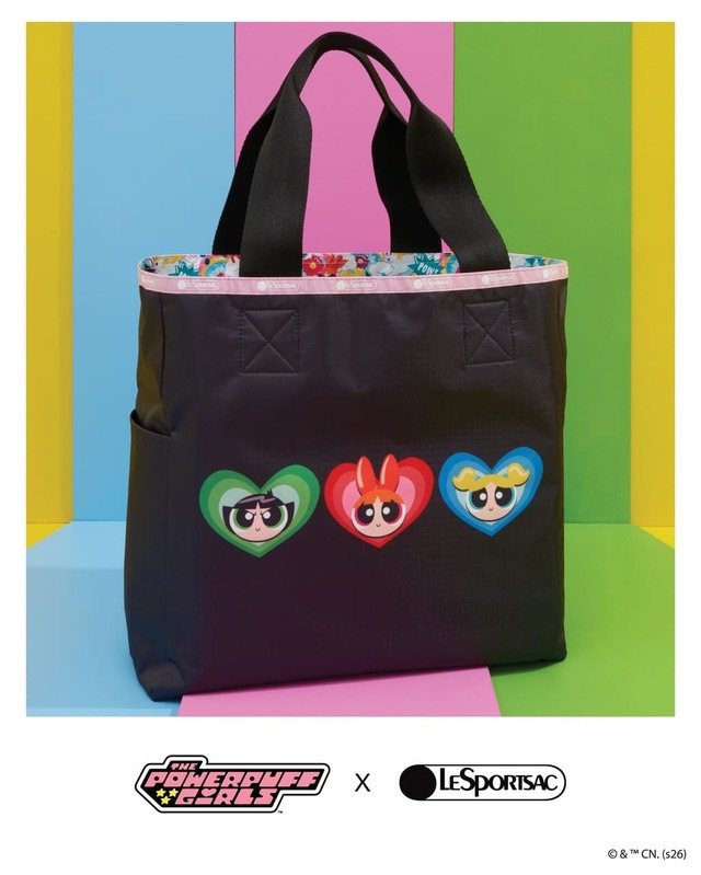 【パワーパフ ガールズ×レスポ―トサック】LG Reversible Tote H36×W36×D14cm ￥29,150