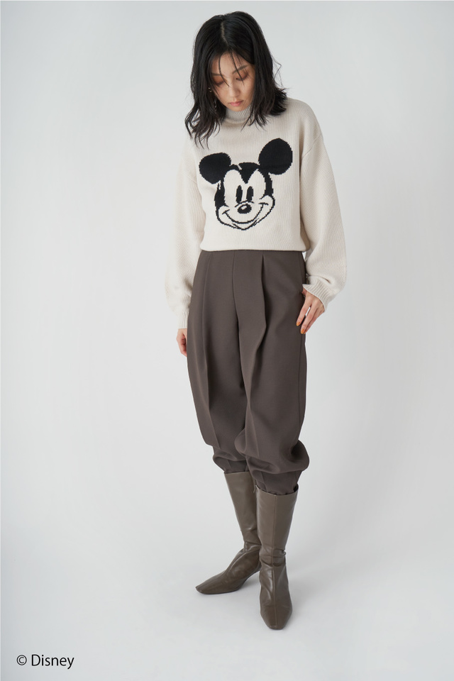 SNIDEL/Mickey&Minnie/ バリエーションオーバーニット ￥17,200