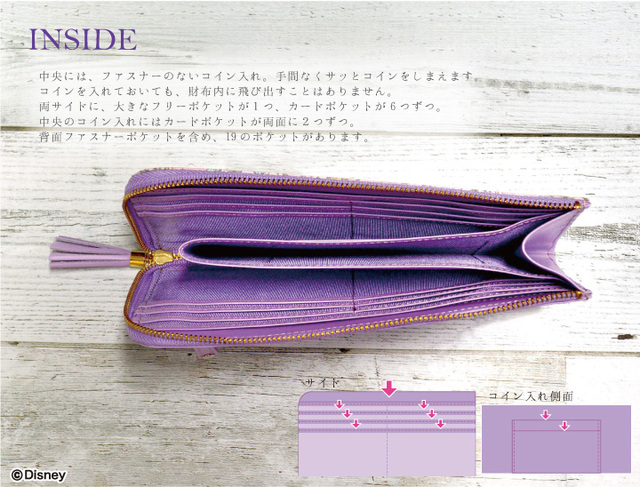 L字ファスナー長財布 22,000円