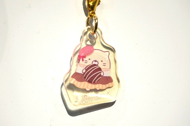 【すみっコぐらしカフェ～喫茶すみっコでチョコレートフェア～】「チャーム付きマドラー」（ねこ）1,045円